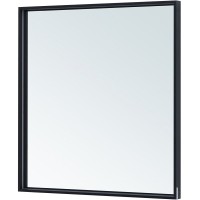 Зеркало Allen Brau Liberty 1.330014.BB, 80 см, с LED-подсветкой, с сенсорным выключателем, черный браш