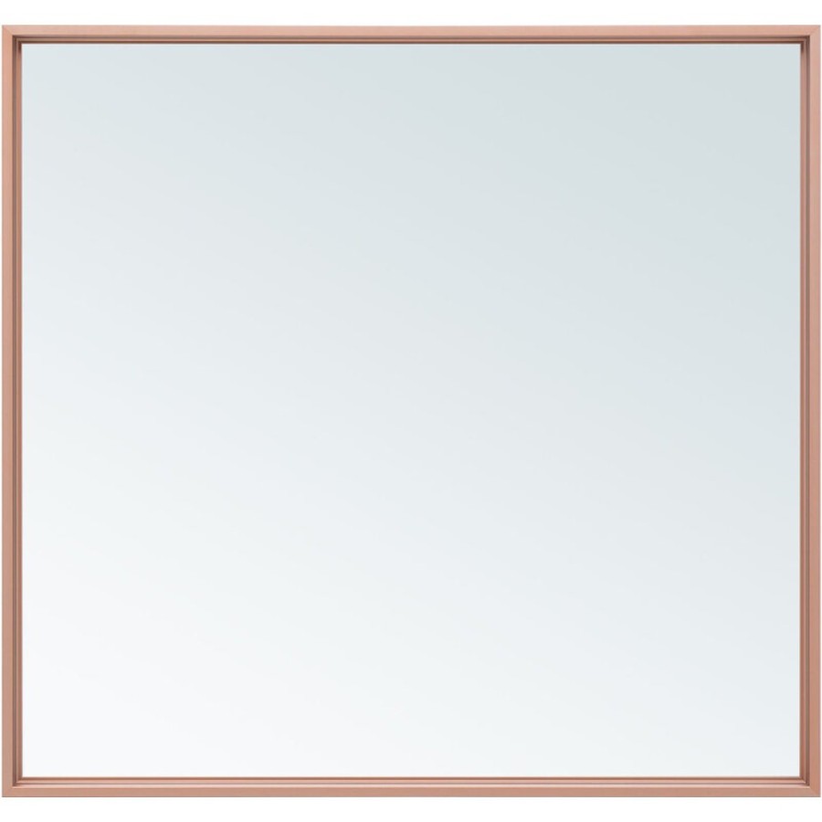 Зеркало Allen Brau Liberty 1.330015.60, 90 см, с LED-подсветкой, с сенсорным выключателем, медь браш