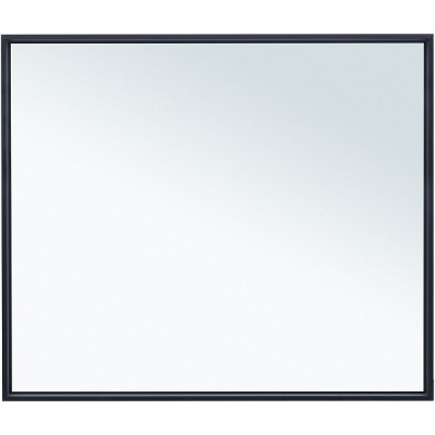 Зеркало Allen Brau Liberty 1.330016.BB, 100 см, с LED-подсветкой, с сенсорным выключателем, черный браш