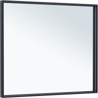 Зеркало Allen Brau Liberty 1.330016.BB, 100 см, с LED-подсветкой, с сенсорным выключателем, черный браш