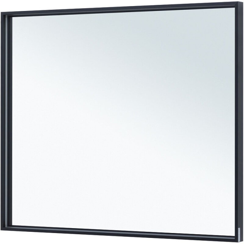 Зеркало Allen Brau Liberty 1.330016.BB, 100 см, с LED-подсветкой, с сенсорным выключателем, черный браш