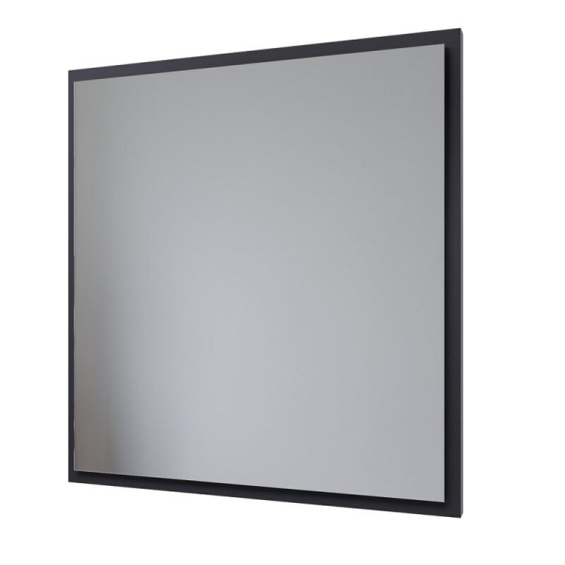 Зеркало Allen Brau Activity 1.340026.AM, 70 см, с LED-подсветкой, с сенсорным выключателем, антрацит матовый/черный браш