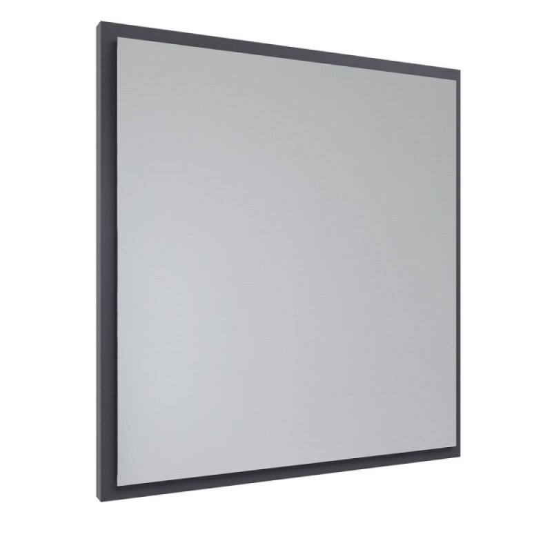 Зеркало Allen Brau Activity 1.340026.AM, 70 см, с LED-подсветкой, с сенсорным выключателем, антрацит матовый/черный браш