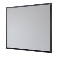 Зеркало Allen Brau Activity 1.340027.AM, 80 см, с LED-подсветкой, с сенсорным выключателем, антрацит матовый/черный браш