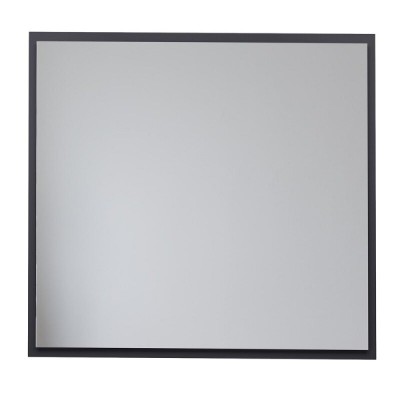 Зеркало Allen Brau Activity 1.340027.AM, 80 см, с LED-подсветкой, с сенсорным выключателем, антрацит матовый/черный браш