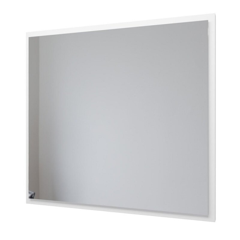 Зеркало Allen Brau Activity 1.340027.WM, 80 см, с LED-подсветкой, с сенсорным выключателем, белый матовый