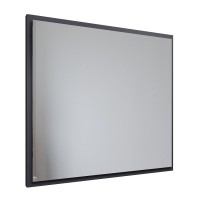 Зеркало Allen Brau Activity 1.340028.AM, 90 см, с LED-подсветкой, с сенсорным выключателем, антрацит матовый/черный браш