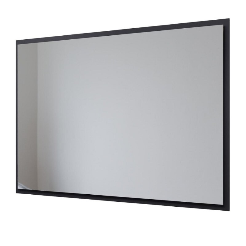 Зеркало Allen Brau Activity 1.340029.AM, 100 см, с LED-подсветкой, с сенсорным выключателем, антрацит матовый/черный браш