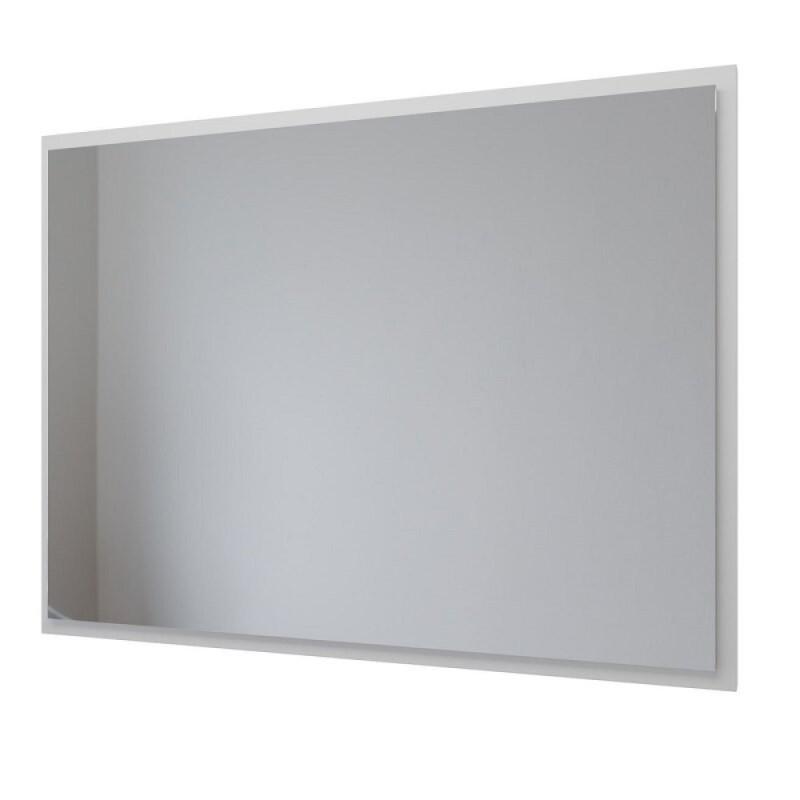 Зеркало Allen Brau Activity 1.340029.WM, 100 см, с LED-подсветкой, с сенсорным выключателем, белый матовый