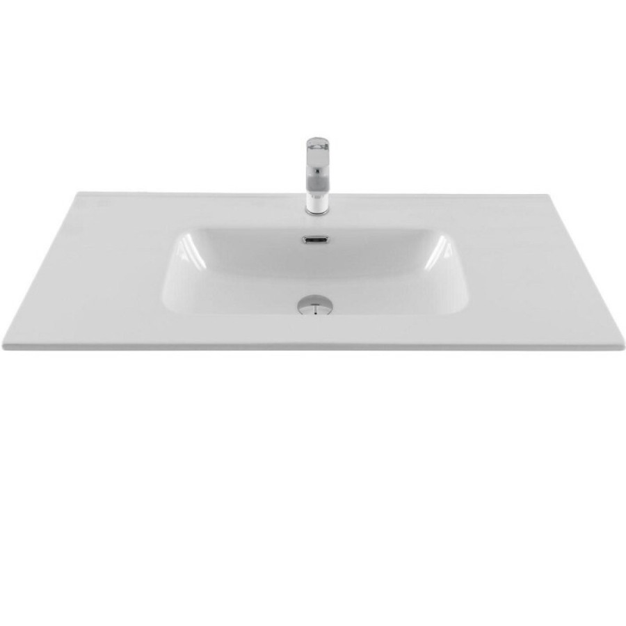 Раковина Allen Brau Glority 1.35009.20, 100 см, керамика, белая