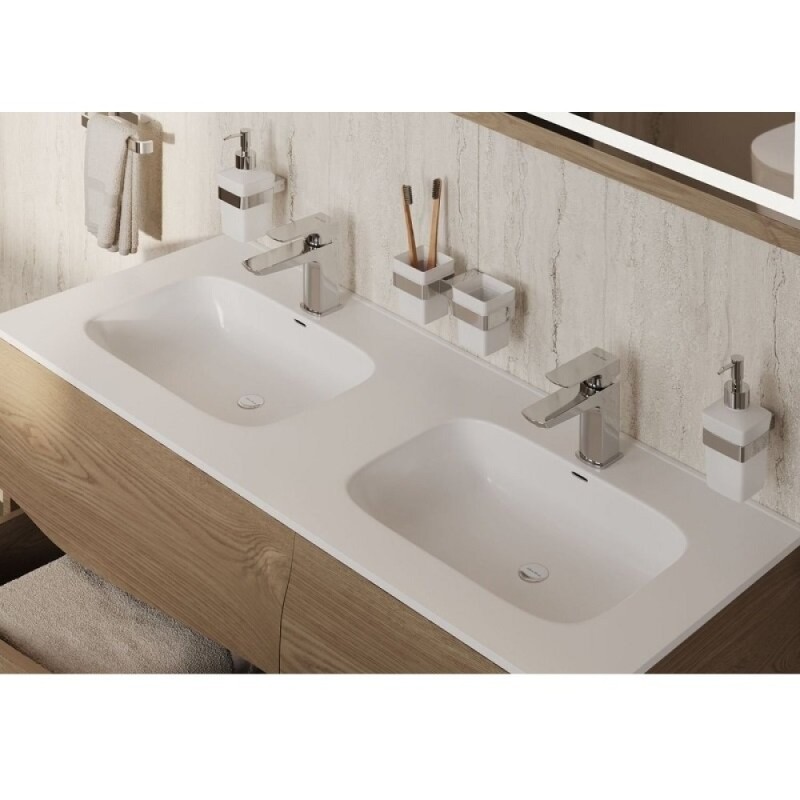 Раковина Allen Brau Glority 1.35011.20, 120 см, керамика, белая