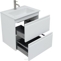 Тумба под раковину Allen Brau Eclipse 1.E1001.WM 2.0, 60 см, подвесная, белый матовый