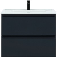 Тумба под раковину Allen Brau Eclipse 1.E1002.AM 2.0, 80 см, подвесная, антрацит матовый