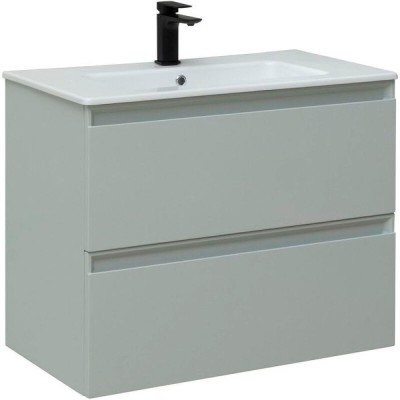 Тумба под раковину Allen Brau Eclipse 1.E1002.PWM 2.0, 80 см, подвесная, папирус матовый