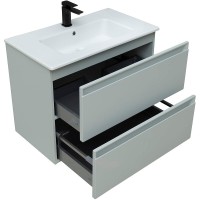 Тумба под раковину Allen Brau Eclipse 1.E1002.PWM 2.0, 80 см, подвесная, папирус матовый