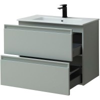 Тумба под раковину Allen Brau Eclipse 1.E1002.PWM 2.0, 80 см, подвесная, папирус матовый