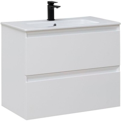 Тумба под раковину Allen Brau Eclipse 1.E1002.WM 2.0, 80 см, подвесная, белый матовый
