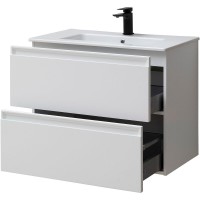 Тумба под раковину Allen Brau Eclipse 1.E1002.WM 2.0, 80 см, подвесная, белый матовый