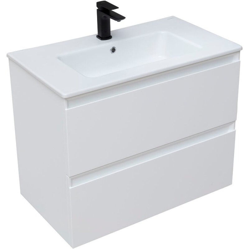 Тумба под раковину Allen Brau Eclipse 1.E1002.WM 2.0, 80 см, подвесная, белый матовый