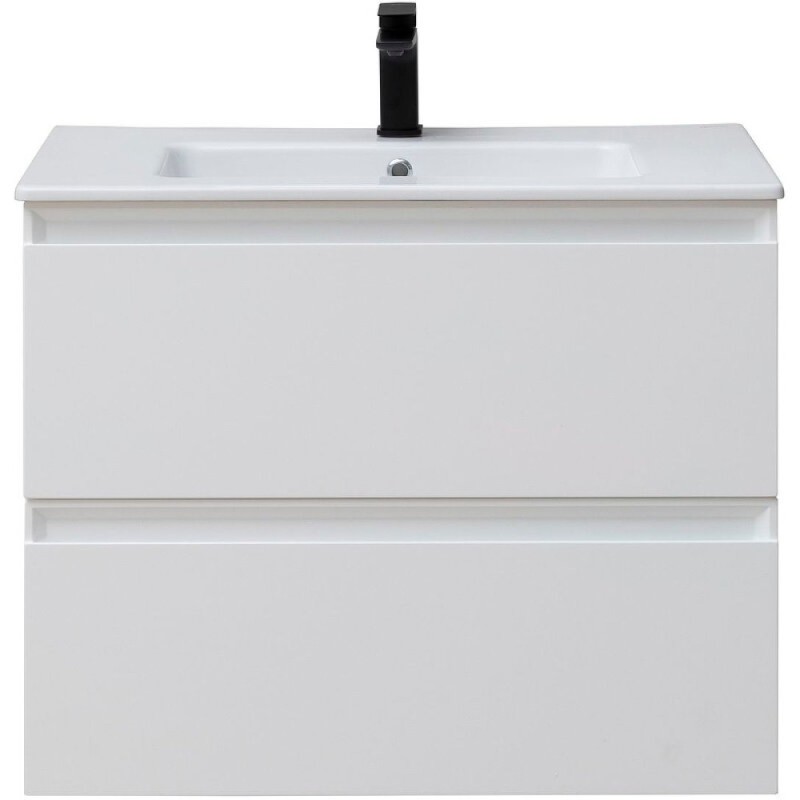 Тумба под раковину Allen Brau Eclipse 1.E1002.WM 2.0, 80 см, подвесная, белый матовый
