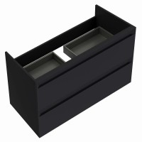 Тумба под раковину Allen Brau Eclipse 2.0 1.E1003.AM 2.0, 100 см, подвесная, антрацит матовый