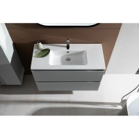 Тумба под раковину Allen Brau Eclipse 1.E1003.PWM 2.0, 100 см, подвесная, папирус матовый