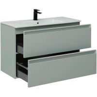 Тумба под раковину Allen Brau Eclipse 1.E1003.PWM 2.0, 100 см, подвесная, папирус матовый