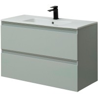 Тумба под раковину Allen Brau Eclipse 1.E1003.PWM 2.0, 100 см, подвесная, папирус матовый