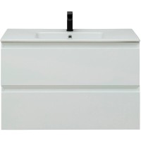 Тумба под раковину Allen Brau Eclipse 1.E1003.WM 2.0, 100 см, подвесная, белый матовый