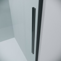 Душевая дверь Grossman Galaxy 100.K33.01.130.42.00, 130 см, стекло прозрачное, профиль графит сатин