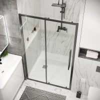 Душевая дверь Grossman Cosmo 100.K33.02.100.42.00, 100 см, стекло прозрачное, профиль графит сатин