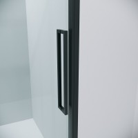 Душевая дверь Grossman Cosmo 100.K33.02.120.21.00, 120 см, стекло прозрачное, профиль черный матовый