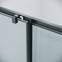 Душевая дверь Grossman Cosmo 100.K33.02.120.21.00, 120 см, стекло прозрачное, профиль черный матовый