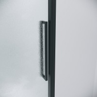 Душевая дверь Grossman Cosmo 100.K33.02.120.21.02, 120 см, стекло шиншилла, профиль черный матовый