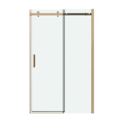 Душевая дверь Grossman Classic 100.K33.04.100.32.00, 100 см, стекло прозрачное, профиль золото сатин