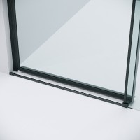 Душевая дверь Grossman Classic 100.K33.04.100.42.00, 100 см, стекло прозрачное, профиль графит сатин