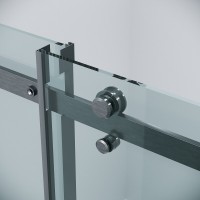 Душевая дверь Grossman Classic 100.K33.04.100.42.00, 100 см, стекло прозрачное, профиль графит сатин
