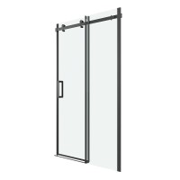 Душевая дверь Grossman Classic 100.K33.04.110.21.00, 110 см, стекло прозрачное, профиль черный матовый