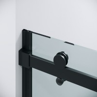 Душевая дверь Grossman Classic 100.K33.04.110.21.00, 110 см, стекло прозрачное, профиль черный матовый