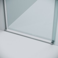 Душевая дверь Grossman Classic 100.K33.04.120.10.00, 120 см, стекло прозрачное, профиль хром