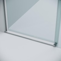 Душевая дверь Grossman Classic 100.K33.04.150.10.00, 150 см, стекло прозрачное, профиль хром