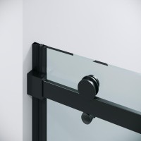 Душевая дверь Grossman Classic 100.K33.04.150.21.00, 150 см, стекло прозрачное, профиль черный матовый