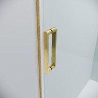 Душевая дверь Grossman Classic 100.K33.04.160.32.00, 160 см, стекло прозрачное, профиль золото сатин