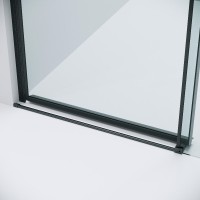 Душевая дверь Grossman Classic 100.K33.04.160.42.00, 160 см, стекло прозрачное, профиль графит сатин