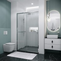 Душевая дверь Grossman Style 100.K33.05.100.10.02, 100 см, стекло шиншилла, профиль хром