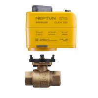 Кран шаровый с электроприводом Neptun Special Edition, 100037106600, 12В, 1/2 дюйма Bronze