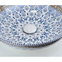 Донный клапан Bronze de Luxe1001/1W, для раковины, без перелива, Clik-Clak, цвет белый