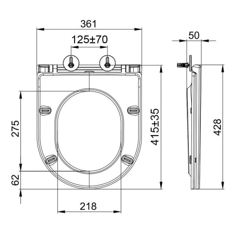 Инсталляция Lemark Peneda с безободковым унитазом Glazer 100802235 Торнадо, черный матовый, сиденье микролифт, клавиша Bit, черный матовый