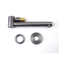 Душевая система Bronze De Luxe OMG 1011GM, термостатическая, цвет графит