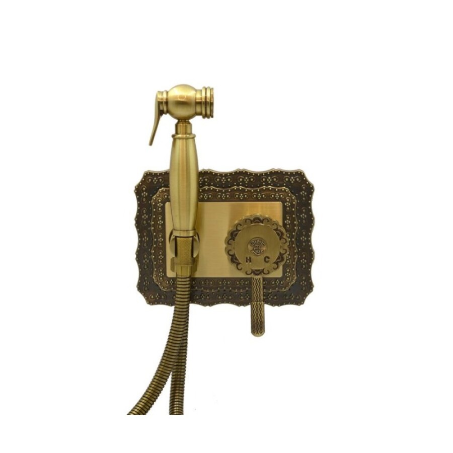 Гигиенический душ Bronze de Luxe, 10136, со смесителем, бронза